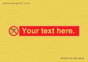 Custom Do Not Operate Sign